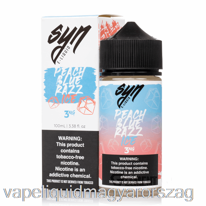 Jégbarackkék Razz - Syn Folyadékok - 100 Ml 3 Mg Vape E Cigi